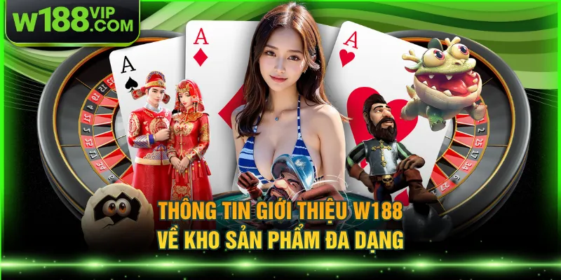 Thông tin giới thiệu W188 về kho sản phẩm đa dạng
